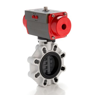 FKOV/CP NC - Pneumatically actuated butterfly valve DN 40:65