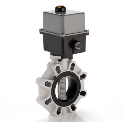 FKOC/CE 24V AC/DC - Electrically actuated butterfly valve DN 40:100