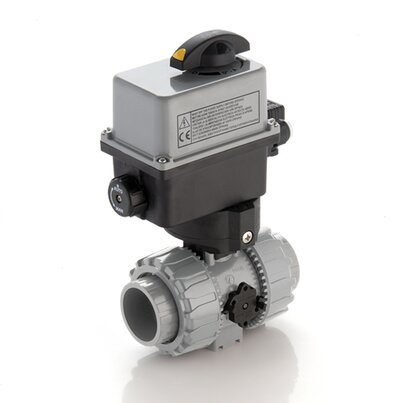 VKDOC/CE 24 V AC/DC - Electrically actuated DUAL BLOCK® 2-way ball valve DN 10:50