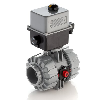 VKDDC/CE 24 V AC/DC - Electrically actuated DUAL BLOCK® 2-way ball valve DN 65:100