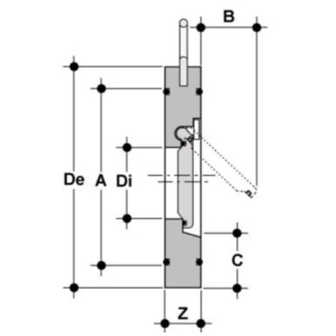 FROV - Clapet valve DN 32:400