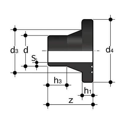 QBE SDR 17 - Stub flange