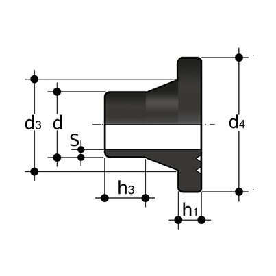 QBE/FK SDR 11 - Machined stub flange