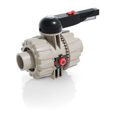 VKDDM - DUAL BLOCK® 2-way ball valve 65:100