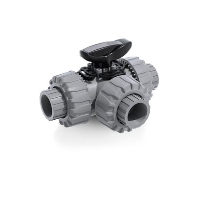 TKDNC - DUAL BLOCK® 3-way ball valve DN 10:50