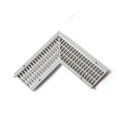 100 Universal pedestrian heel proof corner grating