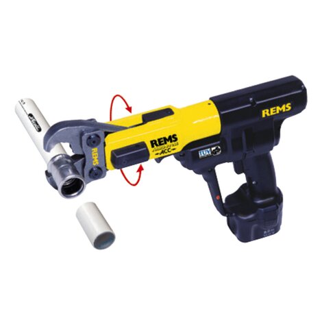 Utensili: Pressatrice a batteria "REMS" (senza ganasce) Utensili: Pressatrice a batteria "REMS" (senza ganasce)